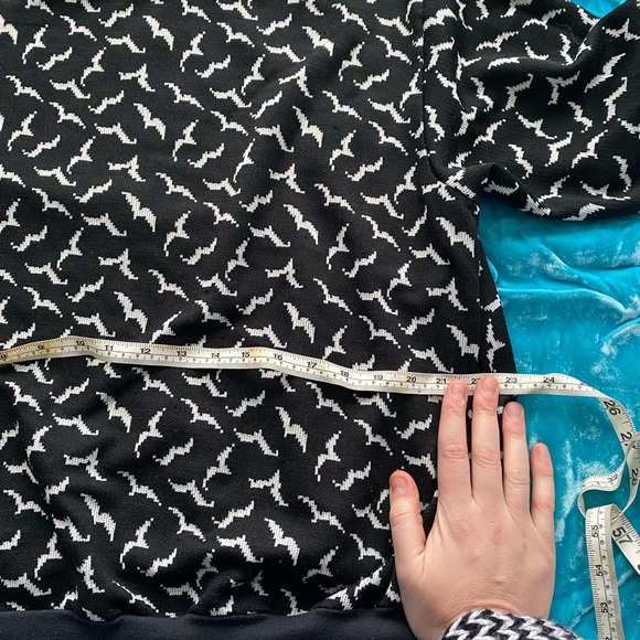 80s seagull black & white sweatshirt - Picture 5 of 6